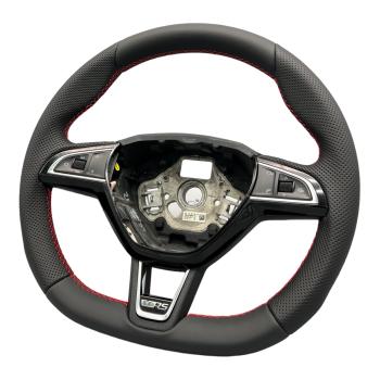 Preview: Skoda Octavia III MK3 5E0 VRS Sport Lenkrad Neu Beziehen Preview: Skoda Octavia III MK3 5E0 VRS Sport Lenkrad Neu Beziehen